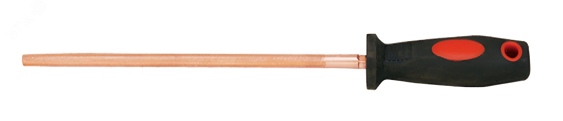 Изображение товара Напильник круглый 7,5х200мм BeCu искробезопасный 219-1004, HORTZ (шт)