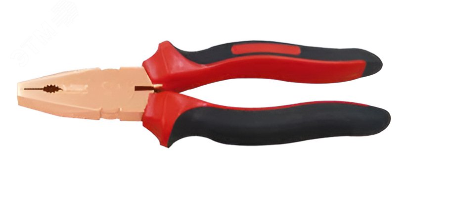 Изображение товара Пассатижи искробезопасные 175 мм сплав BeCu HORTZ для взрывобезопасных условий