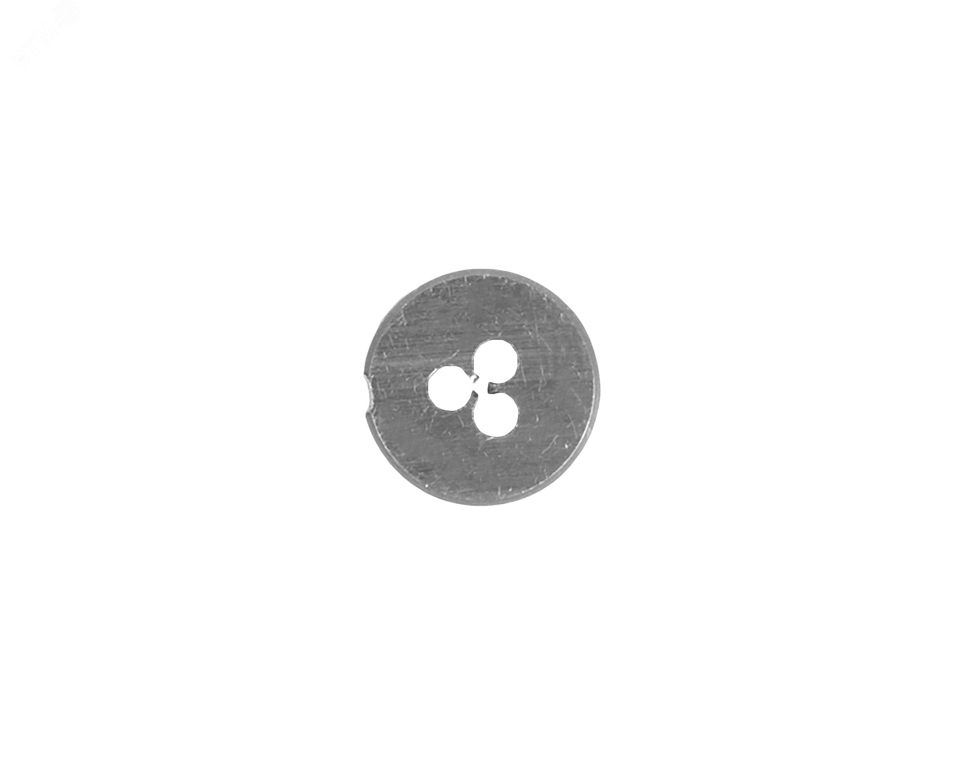 Изображение товара Плашка М1.8x0.35 из стали 9ХС для нарезания внутренней резьбы