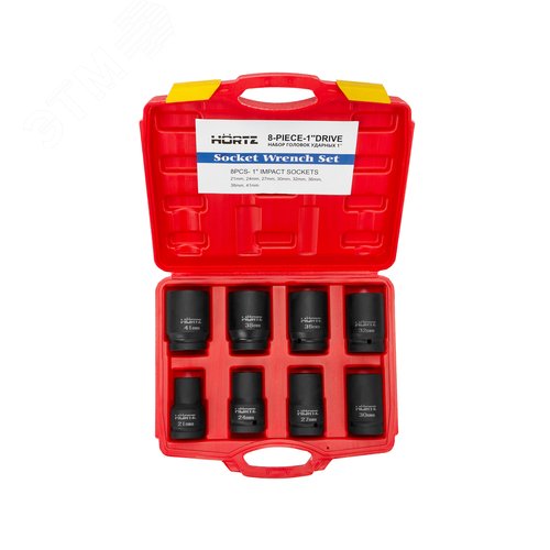 Изображение товара Набор головок ударных 1'' (21,24,27,30,32,36,38,41) (шт)