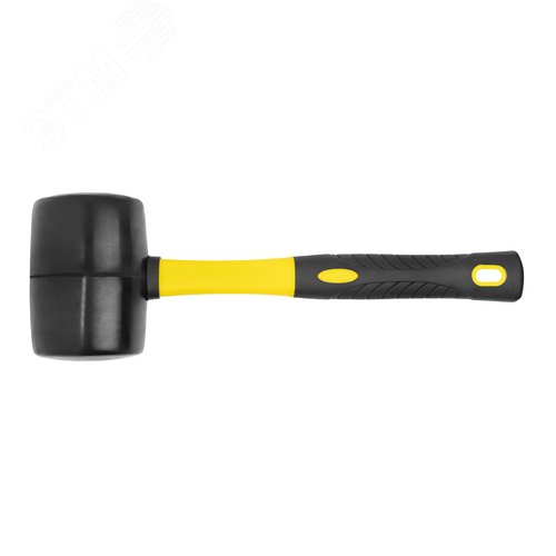 Изображение товара Киянка резиновая 900 грамм черная с фиберглассовой ручкой (шт)