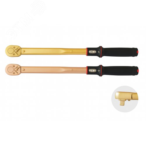 Изображение товара Ключ динамометрический 3/4'' 150-670 Нм 1040 мм BeCu искробезопасный 309A-1010 (шт)