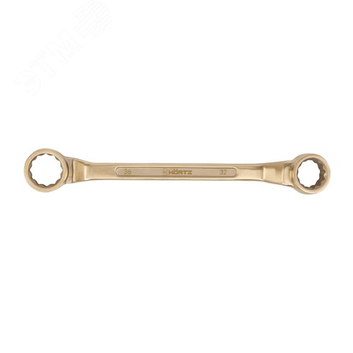 Изображение товара Ключ гаечный накидной двусторонний коленчатый 32х36 искробезопасный сплав AlCu (шт)