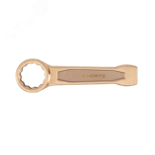 Изображение товара Ключ гаечный накидной ударный 130 искробезопасный сплав BeCu 160-130 (шт)