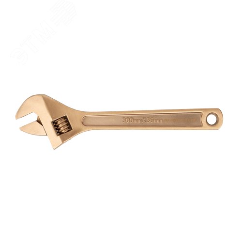 Изображение товара Ключ гаечный разводной ''шведский'' КР-36 искробезопасный сплав BeCu 125-1010, HORTZ (шт)