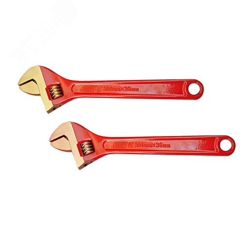 Изображение товара Ключ гаечный разводной ''шведский'' с окрашенной.рук. (захват 18мм) искробезопасный сплав AlCu 125B-1004 (шт)