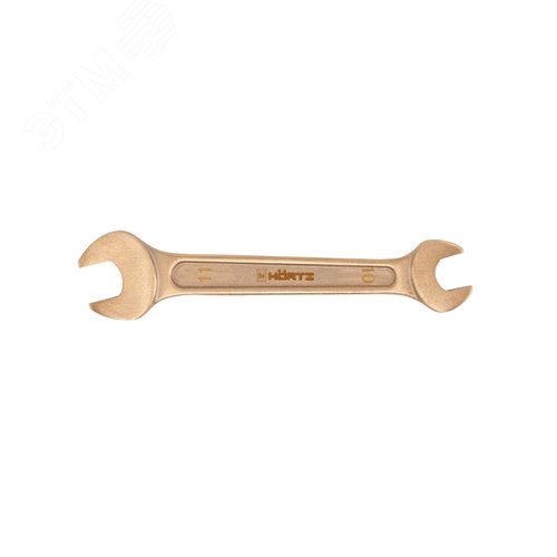 Изображение товара Ключ гаечный рожковый двусторонний 10х11 искробезопасный сплав BeCu 146-1011 (шт)