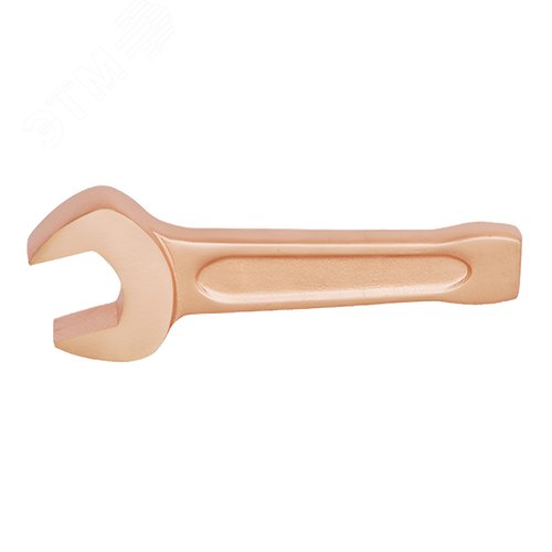 Изображение товара Ключ гаечный рожковый ударный 70 искробезопасный сплав BeCu 141-70 (шт)