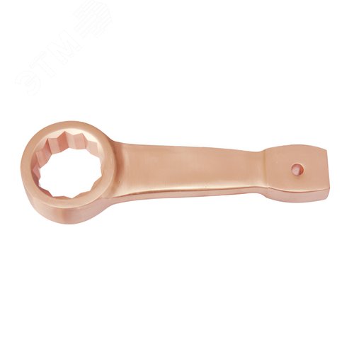 Изображение товара Ключ накидной односторонний ударный облегчённый 120 искробезопасный сплав BeCu 160A-120 (шт)