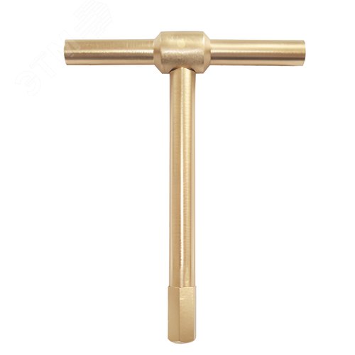 Изображение товара Ключ шестигранный с Т-образной рукояткой 4*90*100 искробезопасный сплав AlCu 167C-4 (шт)