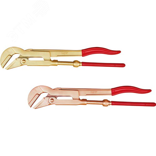 Изображение товара Ключ трубный ''шведский''45° (38) искробезопасный сплав AlCu 128-1002 (шт)