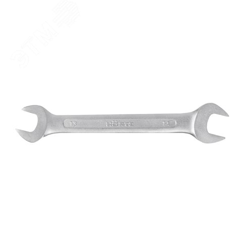 Изображение товара Ключ гаечный (рожковый) двусторонний 13х14 хромированный (шт)