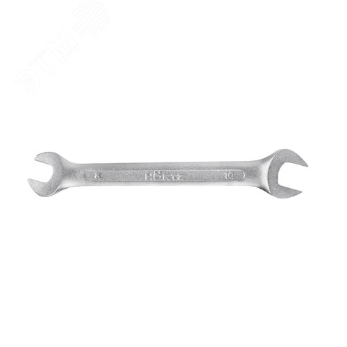 Изображение товара Ключ гаечный (рожковый) двусторонний 8х10 хромированный (шт)