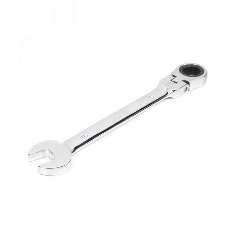 Изображение товара Ключ комбинированный трещоточный шарнирный 16х16 хромированный (шт)