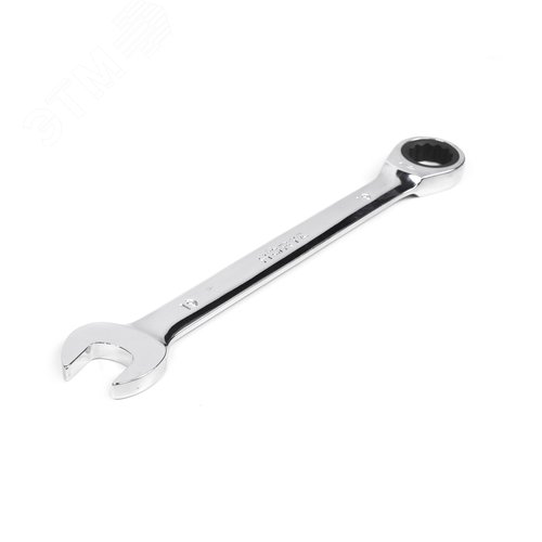 Изображение товара Ключ комбинированный трещоточный 19х19 хромированный (шт)