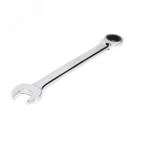 Изображение товара Ключ комбинированный трещоточный 22х22 хромированный (шт)