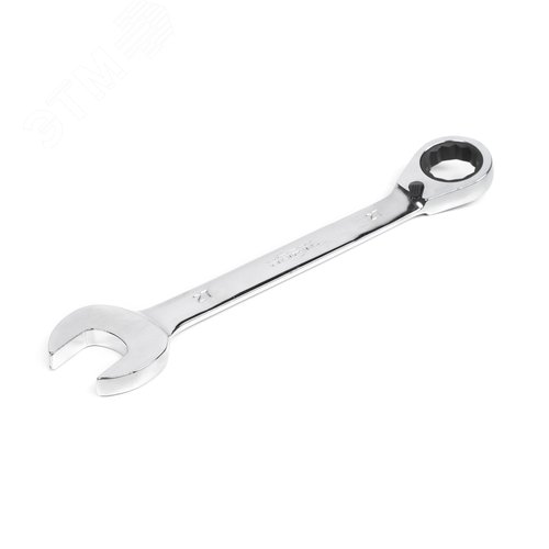 Изображение товара Ключ комбинированный трещоточный реверсивный 27х27 хромированный (шт)