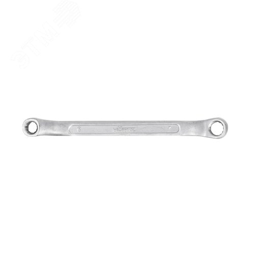 Изображение товара Ключ накидной двусторонний 6х7 хромированный (шт)