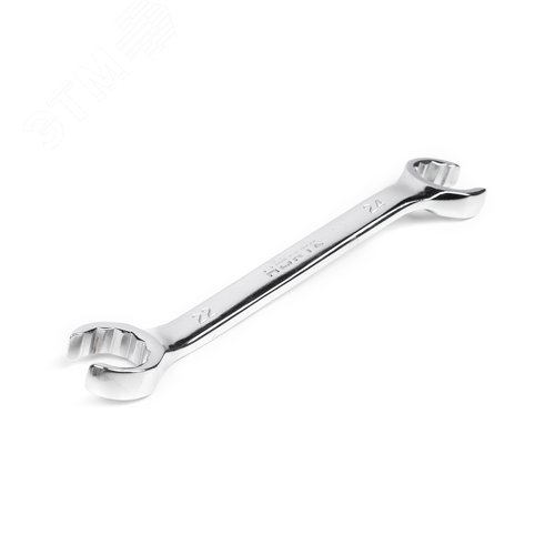 Изображение товара Ключ накидной разрезной двусторонний 22х24 хромированный (шт)