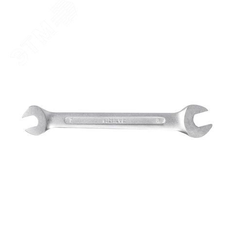 Изображение товара Ключ гаечный двусторонний 7х8 хромированный (шт)