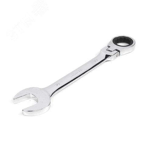 Изображение товара Ключ комбинированный трещоточный шарнирный 30х30 хромированный (шт)
