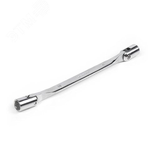 Изображение товара Ключ торцевой шарнирный 10х11 хромированный (шт)