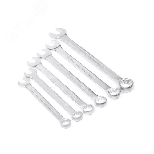Изображение товара Набор ключей комбинированных 6шт. (22-36) хромированных (шт)