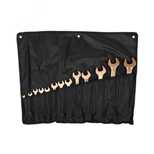 Изображение товара Набор ключей гаечных комбинированных искробезопасных (8-32) BeCu № B-13, HORTZ (шт)