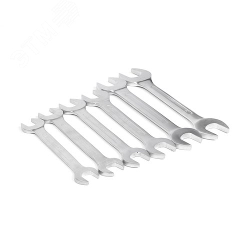 Изображение товара Набор ключей гаечных двусторонних 6шт. (22-41) хромированных (шт)