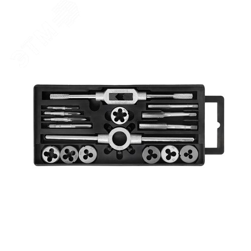 Изображение товара Набор метчиков и плашек М3-М12 16 предметов (шт)