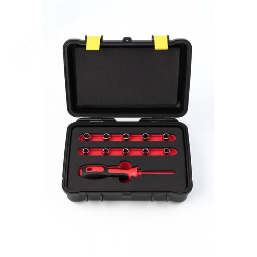 Изображение товара Набор торцевых головок искробезопасных №101B 1/4'', 9 предметов AlCu (шт)