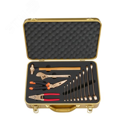 Изображение товара Набор взрывобезопасного инструмента (13 предметов) BeCu No.AA20-13 (шт)