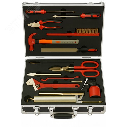 Изображение товара Набор взрывобезопасного инструмента (13 предметов) BeCu No.AA27-13 (шт)