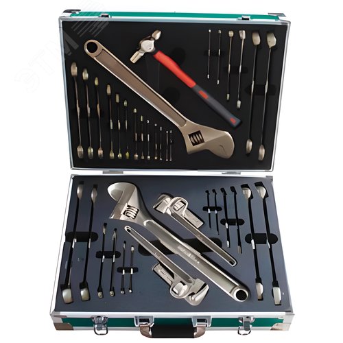 Изображение товара Набор взрывобезопасного инструмента (36 предметов) AlCu No.AA16-36 (шт)