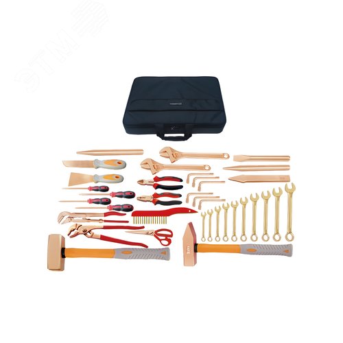 Изображение товара Набор взрывобезопасного инструмента (38 предметов) BeCu No.AA11-38 (шт)