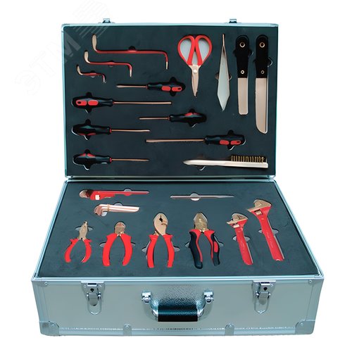 Изображение товара Набор взрывобезопасного инструмента (40 предметов) BeCu № M-40 (шт)