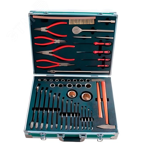 Изображение товара Набор взрывобезопасного инструмента (47 предметов) BeCu No.AA17-47 (шт)