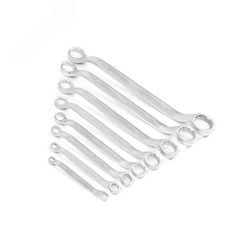 Изображение товара Набор ключей накидных двусторонних 8 шт. (6-24) сатинированные (шт)