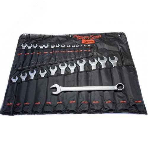 Изображение товара Набор ключей гаечных комбинированных 26 шт. (6-32) хромированные (шт)