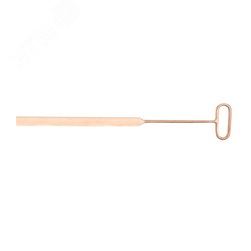 Изображение товара Нож искробезопасный для разделки фланцев с круглой ручкой 690 мм BeCu (шт)