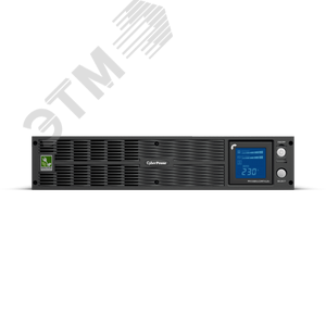 Источник бесперебойного питания Rackmount Line-Interactive 1000VA/750W 10 IEC-320 C13 розеток USBиSerial сухие контакты EPO SNMPslot RJ11/45 Extended Battery LCD дисплей PR1000ELCDRTXL2U CyberPower - 3
