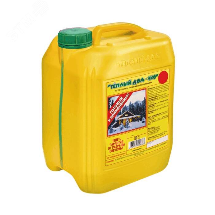Изображение товара Теплоноситель Тёплый дом Эко-30 10кг антифриз для отопления