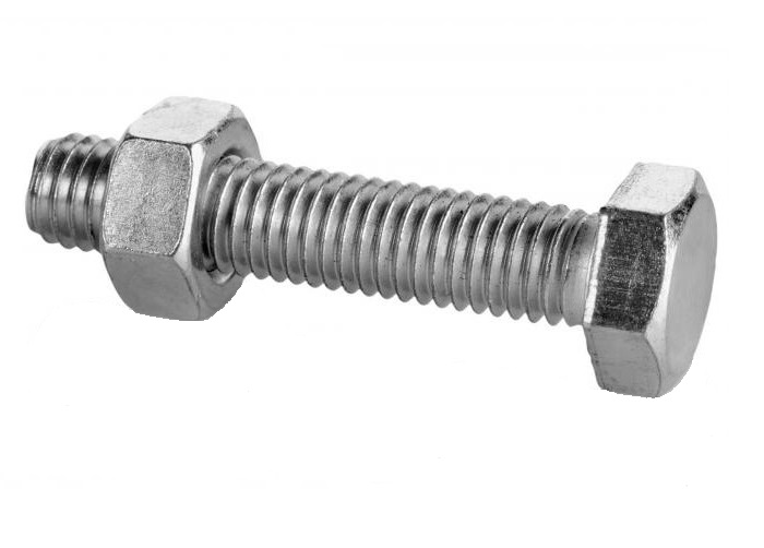 Болт M8-6gх35.58.20 ГОСТ 7798-70 с 1й гайкой      М8-6Н.5.20 ГОСТ 5915-70