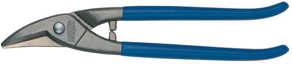 Ножницы по металлу, для прорезания отверстий, правые, рез: 1 мм, 250 мм, высококачественная сталь, короткий прямой и фигурный рез