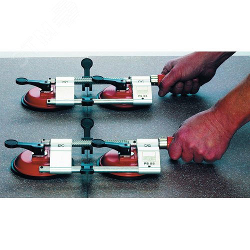 Зажим вакуумный для пластин усилие 260 Н ширина зажима 10-55 мм для искусственного камня керамики стекла - фото 6