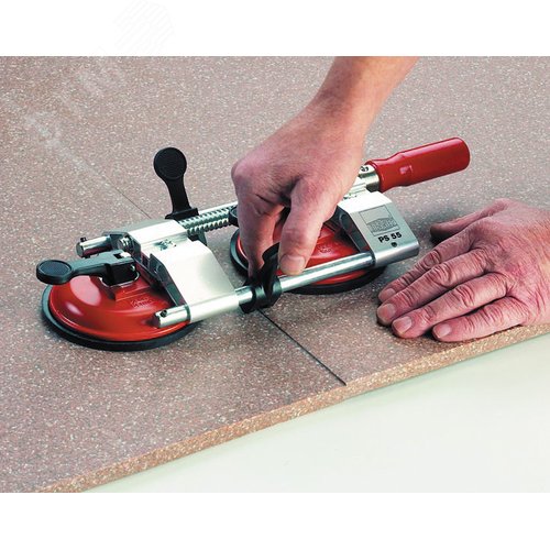 Зажим вакуумный для пластин усилие 260 Н ширина зажима 10-55 мм для искусственного камня керамики стекла - фото 2