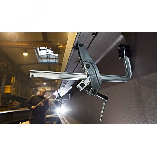 Струбцина с манипулятором для труднодоступных мест 600/120, усилие: 7.5 кН - фото 3