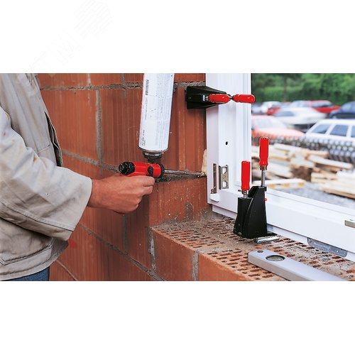 Струбцина для правки оконных рам, толщина рам 40-85 мм, регулировка по длине 30 мм - фото 4