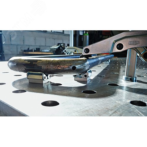 Подставка Vario адаптируемая для зажимных элементов для сварочных столов, от 60 град внутри до 60 град снаружи, 45 мм, исполнение: без болтов - фото 2