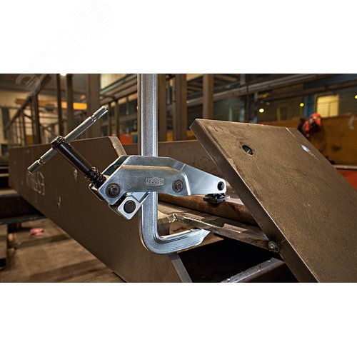 Струбцина с манипулятором для труднодоступных мест 600/120, усилие: 7.5 кН - фото 4